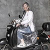 骑行雨衣电动车电瓶车单人男女透明长款全身防暴雨雨披带面罩单件