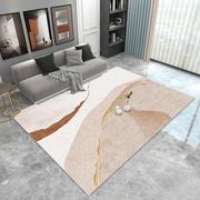 北欧现代卧室客厅地毯几何抽象条纹满铺地毯沙发茶几地毯地垫