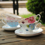 阿瓦隆欧式骨瓷咖啡杯套装陶瓷，英式下午茶杯情侣杯子