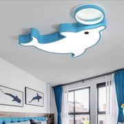照明led儿童吸顶灯创意卡通卧室灯现代简约家装灯饰海豚房间灯具