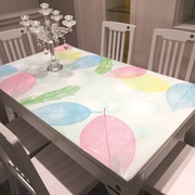 pvc餐桌垫防水防油防烫免洗长方形，软玻璃茶几桌布塑料桌垫