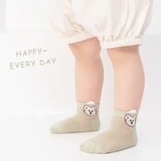 婴儿地板袜夏季薄款新生儿童室内防滑男女童宝宝夏天纯棉网眼袜子
