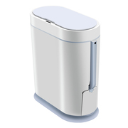 卫生间垃圾桶智能，感应式厕所马桶刷便纸篓桶窄家用带，盖夹缝垃圾筒