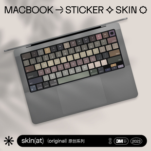 skinat适用于macbookairm2键盘膜苹果电脑键盘保护膜pro键盘贴