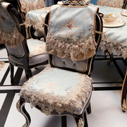 欧式餐椅垫坐垫家用餐桌布，椅套椅垫套装布艺防滑可拆洗椅子垫