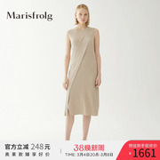 marisfrolg玛丝菲尔2020秋季女装针织，无袖连衣裙中长款裙子