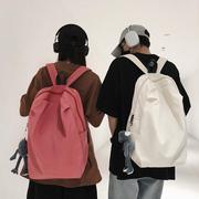 韩版大容量书包潮酷旅行背包男女包百搭初中高中大学生情侣双肩包