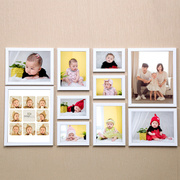 创意洗照片宝宝照片墙儿童房男孩卧室创意组合免打孔相框装饰挂墙