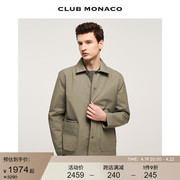 clubmonaco男装24春夏翻领，美式复古户外工装，风夹克外套