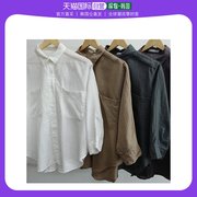 韩国直邮ABOUTSOME棉麻衬衫麻布衬衫衬衫MATION衬衫