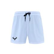 金梵仕网球服男2023年纳达尔白色，松紧三分网，球裤透气运动速干短裤