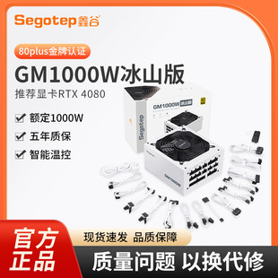 鑫谷gm1000w全模电源，金牌atx3.0电源1250w电脑电源，台式机4080显卡