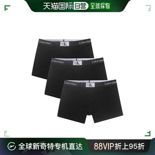 香港直邮Calvin Klein凯文克莱男士内裤黑色字母舒适NB3528A