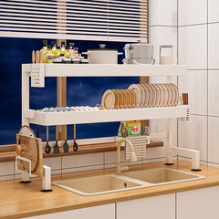 厨房水槽置物架洗碗槽水池多层碗柜台面收纳餐具多功能储物沥水架