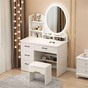 梳妆台卧室现代简约收纳柜，一体化妆台主卧2021年欧式化妆桌子