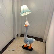 鸵鸟公主女孩儿童房卧室床头台灯led装饰动物可爱卡通创意落地灯