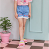 女童蝴蝶结蕾丝牛仔短裤，eru韩国南大门童装，2024夏款裤子941