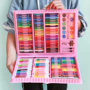 儿童画笔套装水彩马克，绘画笔礼盒画笔蜡笔，幼儿园礼物美术用品