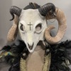 燕尾蝶男士女公羊全脸朋克cosplay面具，造型舞台网红抖音91万圣节