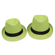 帽子春夏季礼帽亲子帽爵士帽，英伦男女童，简约遮阳帽子儿童草帽logo