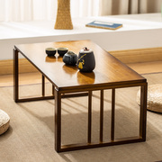 楠竹飘窗小茶几榻榻米日式矮桌子，茶桌小桌子，卧室坐地折叠炕桌家用