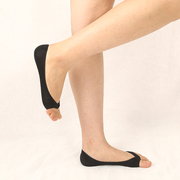 分趾袜夏季薄款薄棉鱼嘴露脚趾两指袜二趾隐形防滑硅胶船袜女短袜