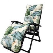 定制秋冬季印花套头躺椅垫，折叠椅垫办公室，午睡竹椅摇椅垫加厚一体