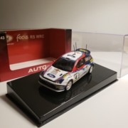 Autoart奥拓43福特福克斯RS WRC马天尼涂装合金拉力赛车模型2002