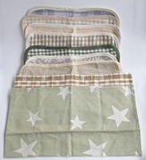 杂款婴儿亚麻苎麻枕套 吸汗夏季婴幼儿垫巾宝宝枕套