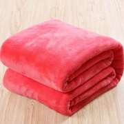 法莱绒毛毯d牀单法兰绒休闲毯空调毯毛巾被纯色珊瑚绒毯子