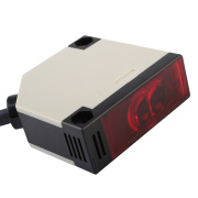 红外镜面漫反射光电开关E3JK-R4M1感应开关传感器电压12-220v可选