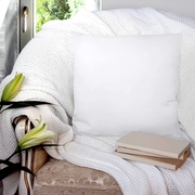 外贸羽绒枕芯欧枕方形外贸枕头家用鸭绒靠垫抱枕白色66X66cm一只
