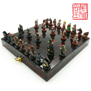 风雅堂三国立体人物象棋，送老外的中国特色礼物送外国人创意