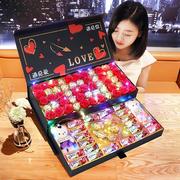 七夕情人节礼物巧克力礼盒装，送女友女生，零食惊喜高档浪漫生日1盒
