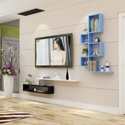创意电视背景墙装饰架，隔板墙上置物架客厅，造型架电视柜机顶盒架