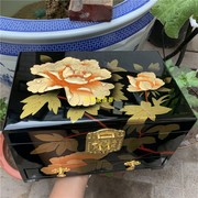 平遥漆器抽屉首饰箱，中式古典工艺品闺蜜结婚礼物茶叶包装盒