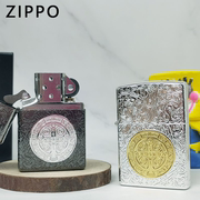 Zippo正版打火机康斯坦丁圣父煤油防风银色收藏雕刻男女士送礼物