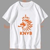 荷兰国家队世界足球赛橙衣军团球迷，男女定制夏季t恤半袖纯棉短袖