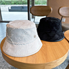 质感！独特立体设计包边秋冬盆帽高端帽子女渔夫帽气质黑白两色