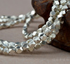 925纯银泰国手工多面切角方块珠子隔珠 碎银几两 手串DIY饰品配件