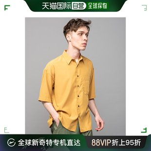 日本直邮mr.olive男士，半袖衬衫简约设计高品质人造丝面料舒适