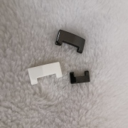 18mm黑色白色陶瓷表带尾节12mm表链扣配件尾扣 编号599