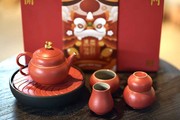 2023大展宏兔功夫茶具套装家用陶瓷茶壶茶杯礼盒新年送礼套组