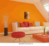 美式复古墨绿色纯色客厅卧室满铺墙纸亮黄色橙色加厚无纺布壁纸