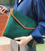 手拿包女2022韩版时尚，潮流大容量手抓包通勤a4信封包文件包包