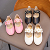 儿童演出皮鞋舞蹈鞋白女童公主韩版幼儿园表演六一宝宝中大童单鞋