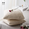 沙发抱枕套床头睡觉靠枕套家用不含芯正方形纯色针织简约欧式枕套