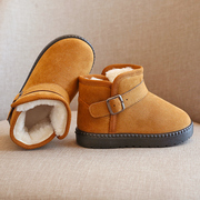 儿童棉鞋女童2023短靴冬季宝宝，雪地靴加绒男童，防水冬天鞋靴子