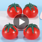 儿童仿真蔬菜水果玩具解压神器西红柿捏捏乐球治愈礼物减压小番茄