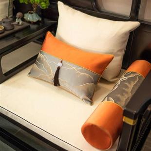 中式红木沙发坐垫防滑套罩罗汉床五件套圈椅垫垫子茶椅垫